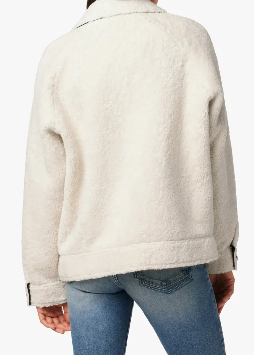 BOBBIE BUTTON UP SHERPA JACKET