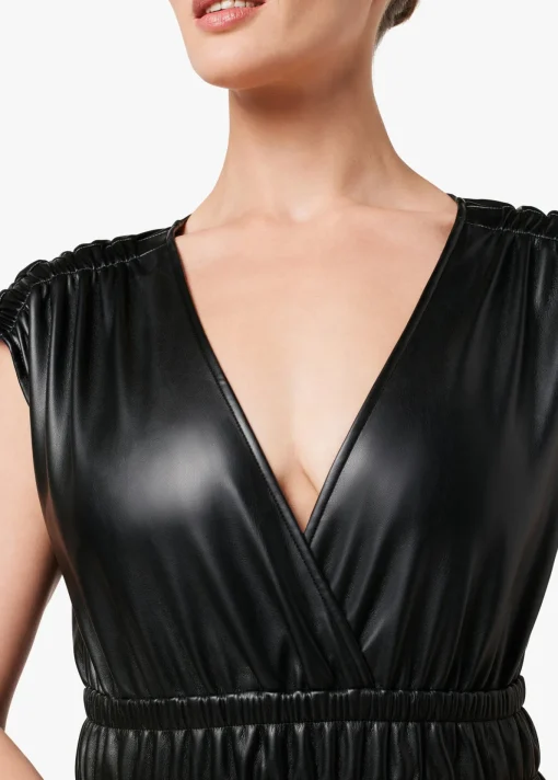 FELICITY VEGAN LEATHER DRESS