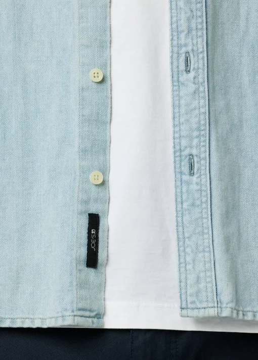 LOU INDIGO LINEN SHIRT