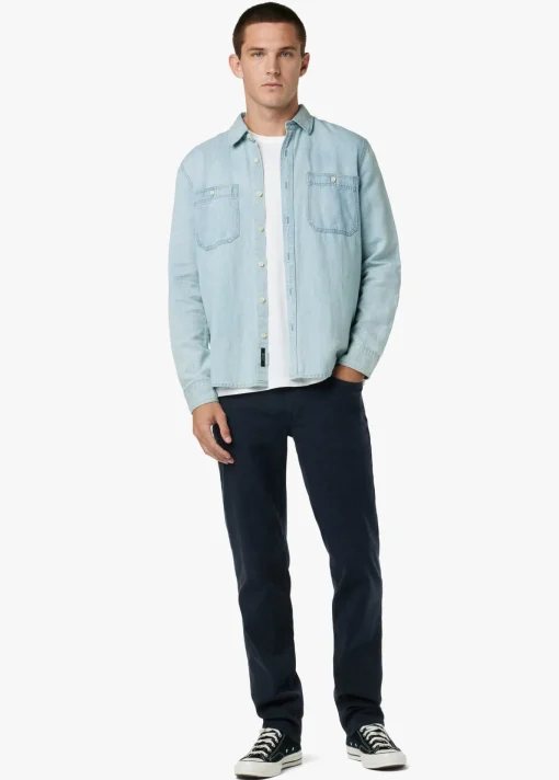 LOU INDIGO LINEN SHIRT