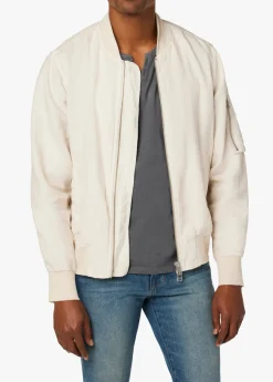 RAY LINEN BOMBER