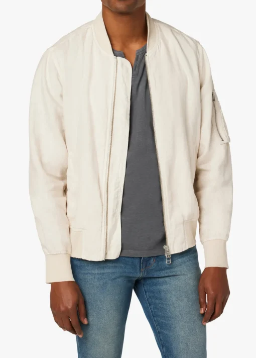 RAY LINEN BOMBER