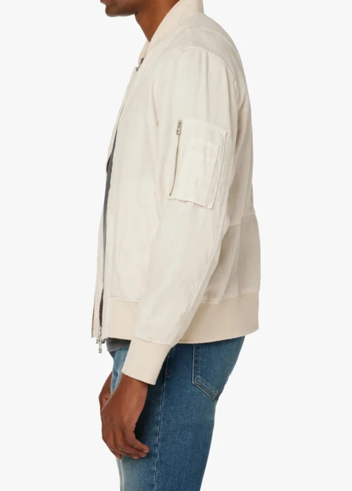 RAY LINEN BOMBER