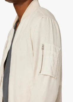 RAY LINEN BOMBER
