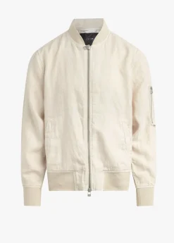RAY LINEN BOMBER