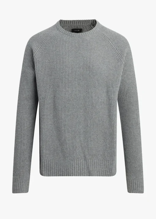 TEXTURED CREWNECK SWEATER