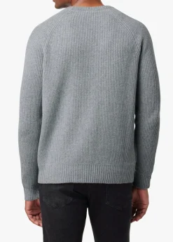 TEXTURED CREWNECK SWEATER