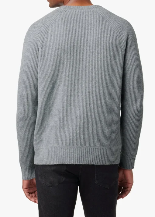 TEXTURED CREWNECK SWEATER