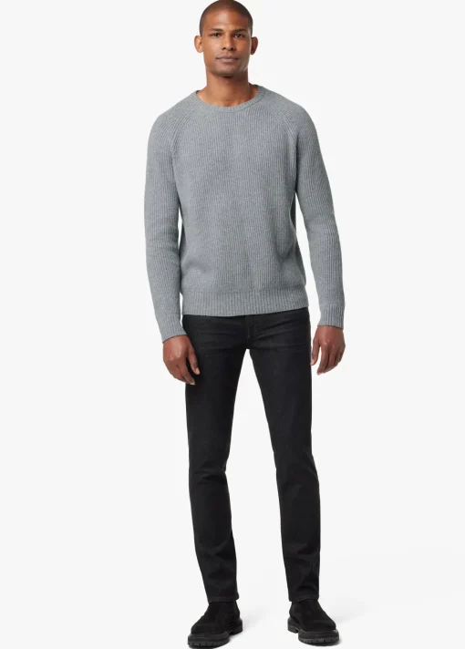 TEXTURED CREWNECK SWEATER
