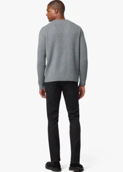 TEXTURED CREWNECK SWEATER