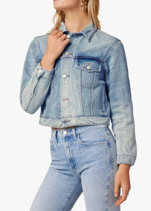 THE JOEY SHRUNKEN DENIM JACKET