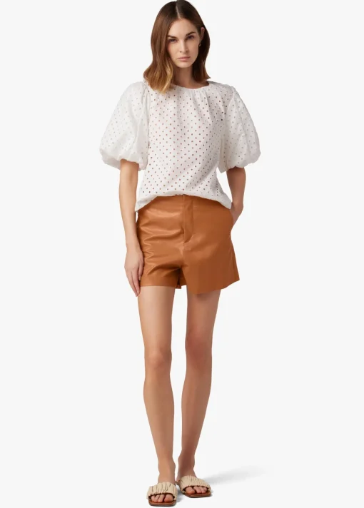 THE JOHNNIE VEGAN LEATHER SHORT