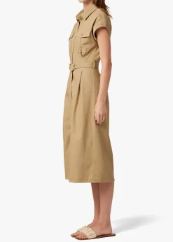THE PLEATED SAFARI DRESS