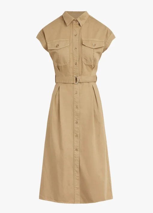 THE PLEATED SAFARI DRESS