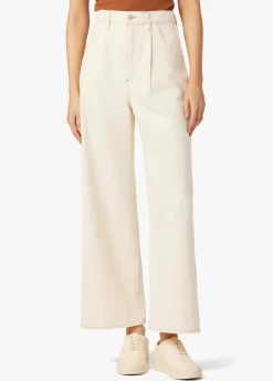 THE PLEATED WIDE LEG ANKLE