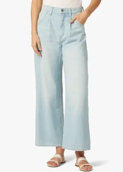 THE PLEATED WIDE LEG ANKLE