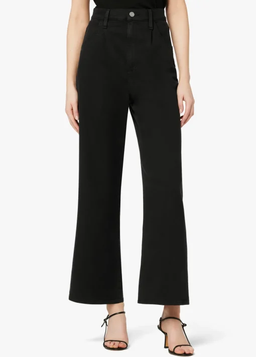 THE PLEATED WIDE LEG ANKLE