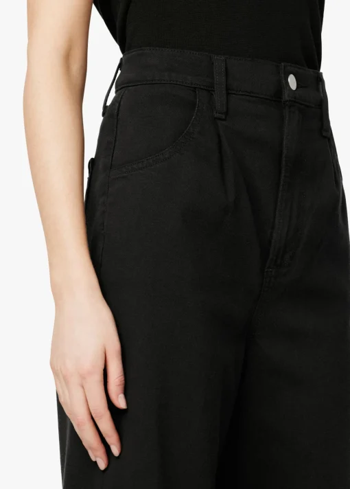 THE PLEATED WIDE LEG ANKLE