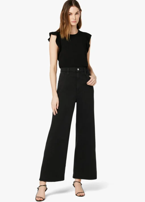 THE PLEATED WIDE LEG ANKLE