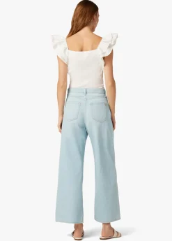 THE PLEATED WIDE LEG ANKLE