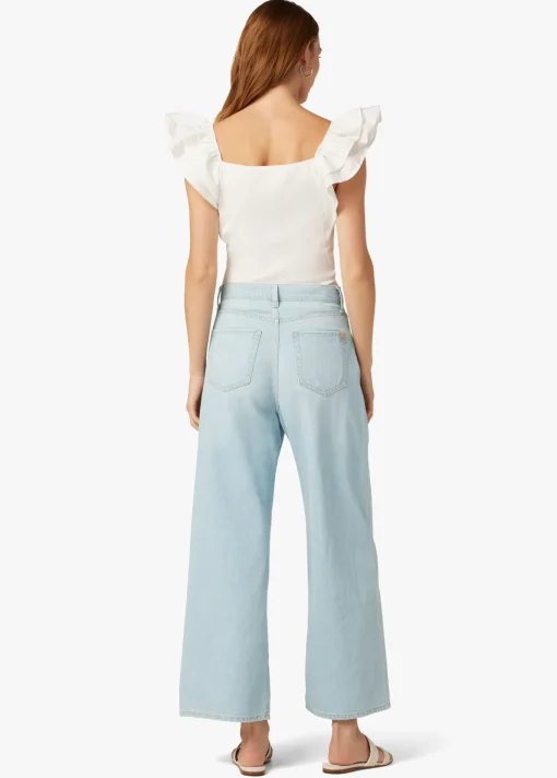 THE PLEATED WIDE LEG ANKLE