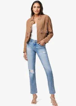 THE ROONEY SUEDE JACKET