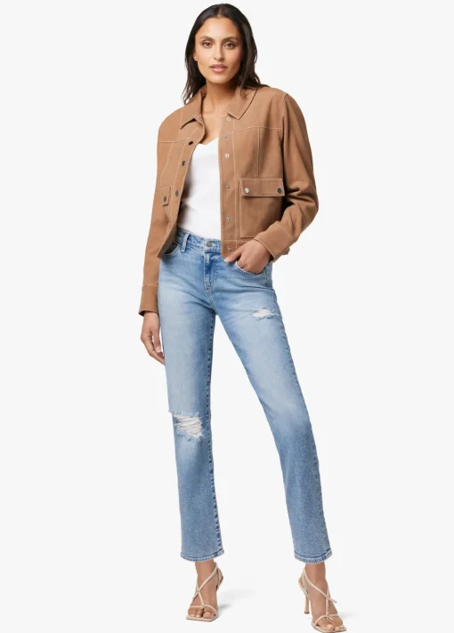 THE ROONEY SUEDE JACKET
