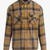 THE SHIRT BRUSHED YELLOW UNISEX FLANNEL