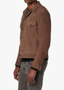 CASH SUEDE TRUCKER JACKET