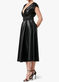 FELICITY VEGAN LEATHER DRESS
