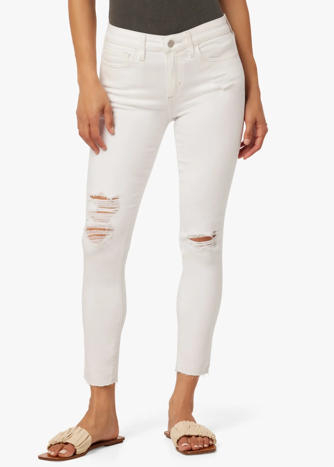 MID RISE SKINNY CROP