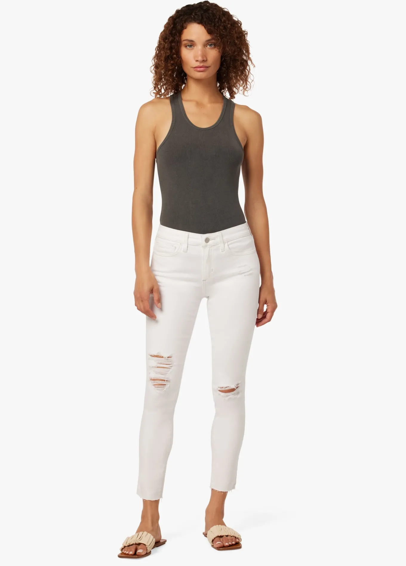 MID RISE SKINNY CROP