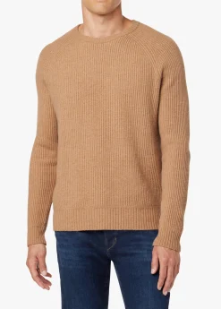 TEXTURED CREWNECK SWEATER