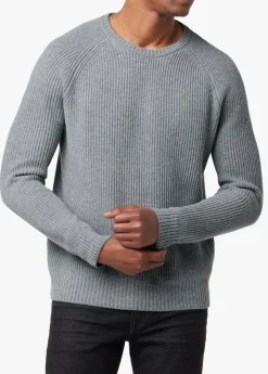 TEXTURED CREWNECK SWEATER
