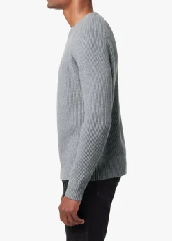 TEXTURED CREWNECK SWEATER