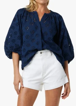 THE ANDIE BRODERIE BLOUSE