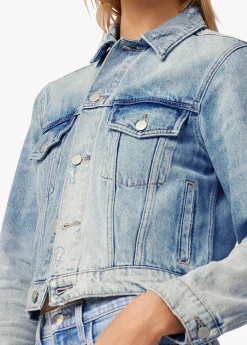 THE JOEY SHRUNKEN DENIM JACKET
