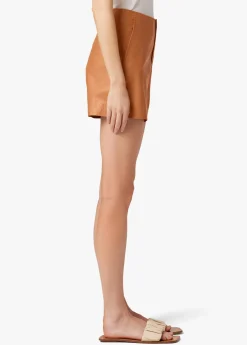 THE JOHNNIE VEGAN LEATHER SHORT